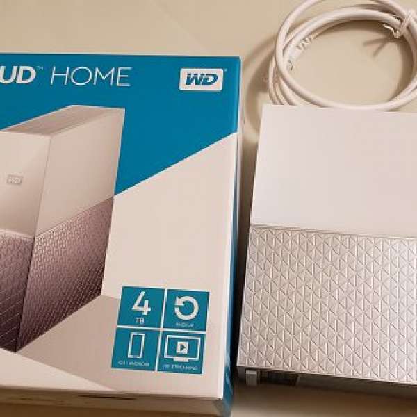 WD My Cloud Home 4TB 私人雲端硬碟 (九成九九九新) 行貨有單有盒 有保養