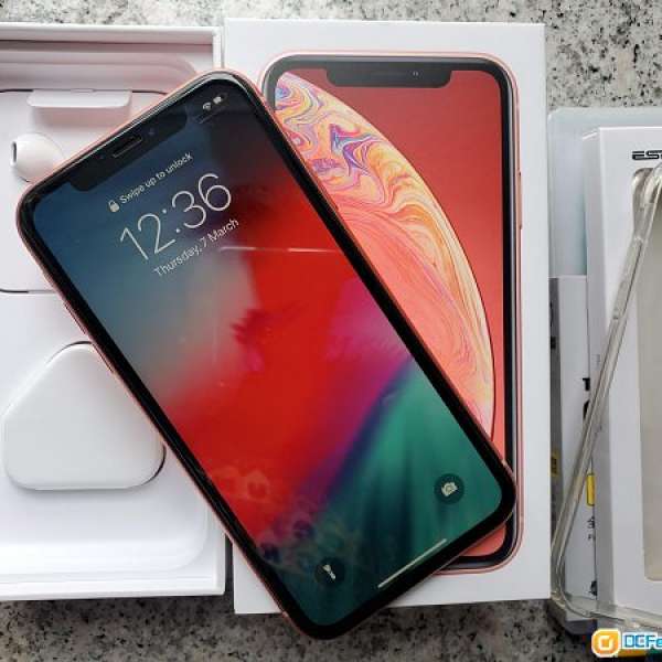 Sale: iPhone XR 128GB Coral 珊瑚色 HK Good with Invoice 6/Feb/19