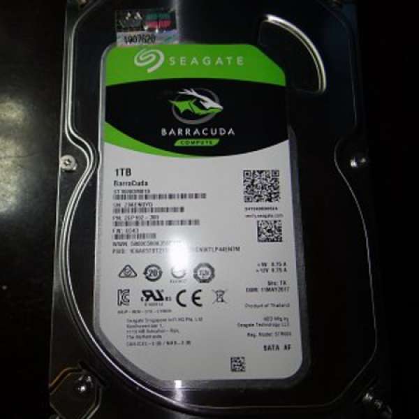 Seagate 3.5" 1TB(有保養)**另有 Seagate 2TB(同樣聯強保)