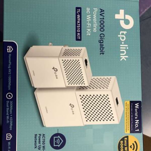 TP-Link TL-WPA7510 Kit (Home Plug wifi 300MBPS ～ 433MBPS)