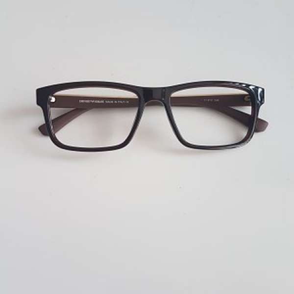 Emporio Armani 深啡色眼鏡框90%新