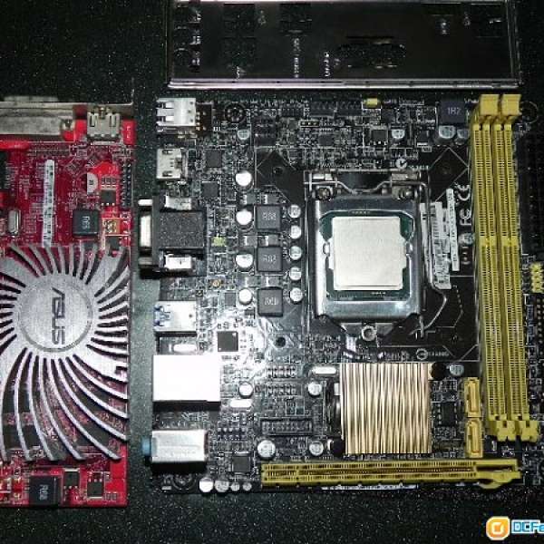 Intel G3220 + Asus P30AD itx + Asus HD8350 LP