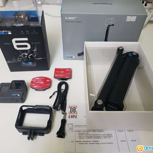 Gopro hero 6 + 3 way (有保行貨)