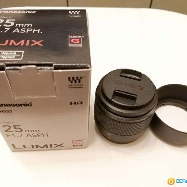 Panasonic LUMIX G25mm F1.7 ASPH