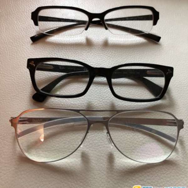 Used glasses (二手眼鏡）Rayban, YSL and BvWP