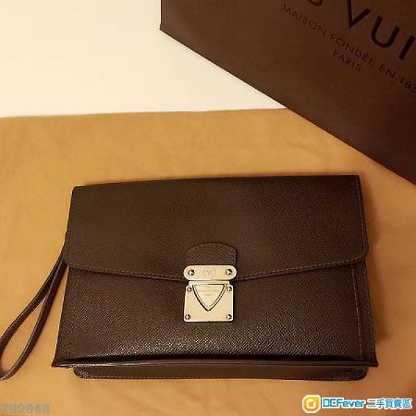 LV Louis Vuitton Men clutch - 路易威登 真皮 男士 手拿包 Prada Hermes