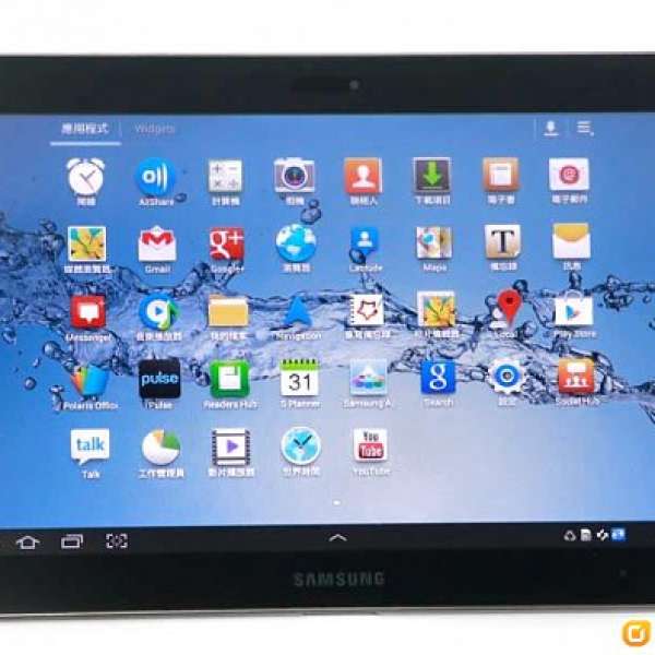 新淨無花Samsung Galaxy Tab 10.1 3G GT-P7500 16GB android 4.0.4平板連充電線