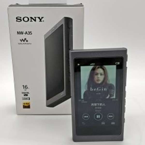 Sony 播放器 NW-A35 Black (walkman/player/hires/ldac)