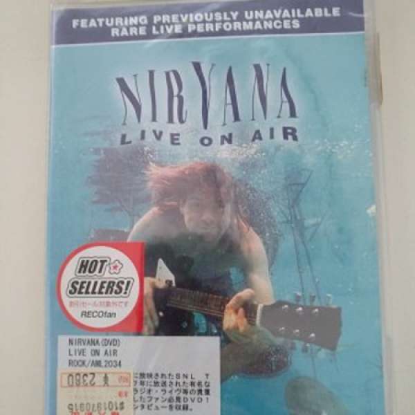 (100%New) Nirvana LIFE ON AIR (DVD, made in EU)