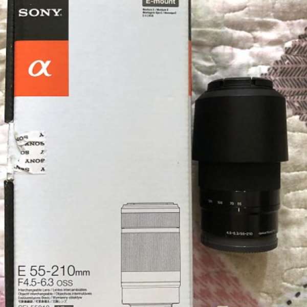 Sony SEL 55210 E 55-210 mm F4.5-6.3 OSS (全套有盒）
