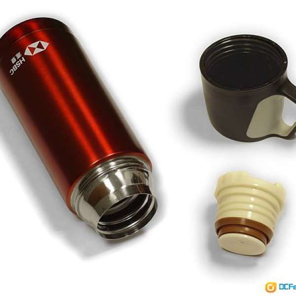 100%全新 HSBC 400ml 不銹鋼 真空 保溫瓶 水樽 杯 stainless steel vacuum flask b...