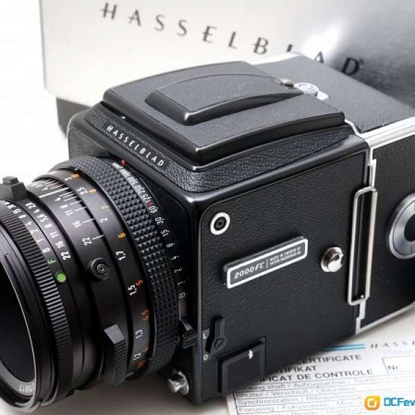 Hasselblad 2000FC(焦平/鏡間快門兩用)連A12背及Zeiss CF 80/2.8 Planar T* 罕有機...