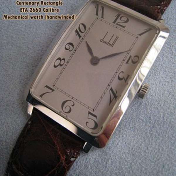倫敦登喜路  DUNHILL  HANDWIND Mechanical watch. Centenary edition.