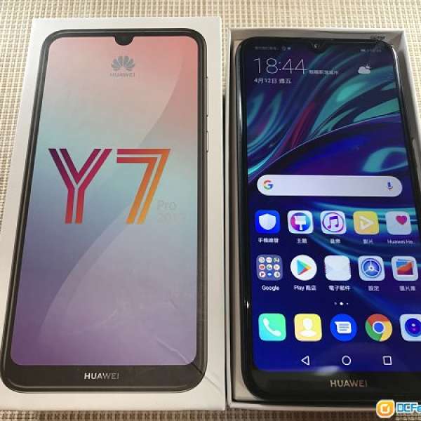 Huawei 華為Y7 Pro 2019 3+32GB 行貨 黑色 *99%new ! *行保至6/3/2020！*