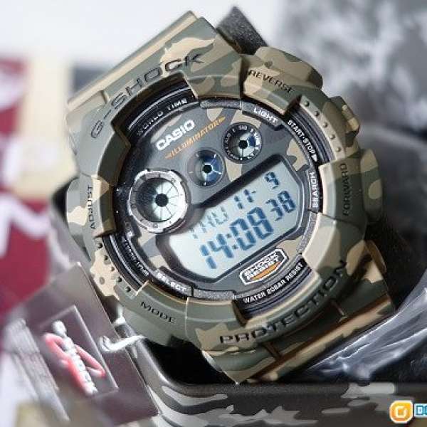 [型格潮錶] CASIO G Shock GD-120CM 綠迷彩