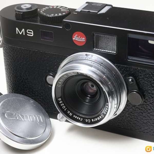 Canon 25/3.5 LTM(L39)Topogon低變形結構，銳利，畫質細緻Leica M連動準確M9 A7r Z...