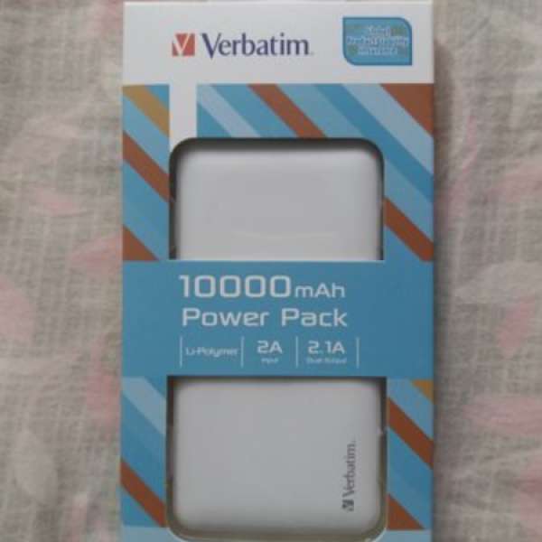 Verbatim 10000mAh 外置充電器 尿袋 [全新未開 ]