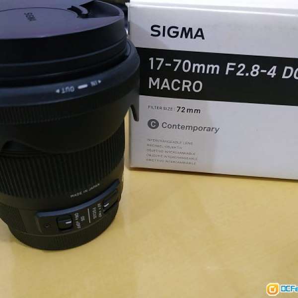 Sigma 17-70mm 2.8-4 HSM DC MACRO OS