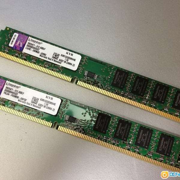 Kingston DDR3 1333 4GB x2 PCS (Total = 8GB)