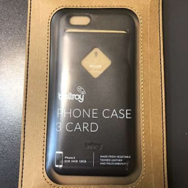 bellroy iphone 6 6S leather case. 100% new