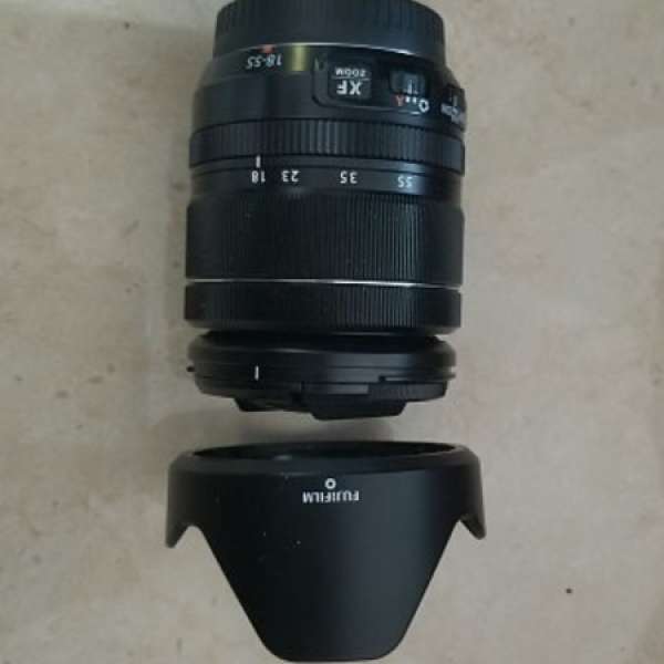 fujifilm kit lens xf 18-55mm made in japan 連 hood