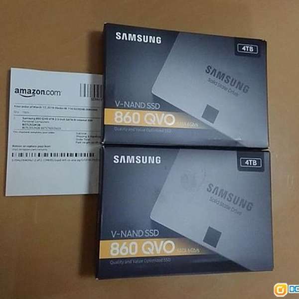 全新Samsung 860 QVO 2.5" SSD 4TB