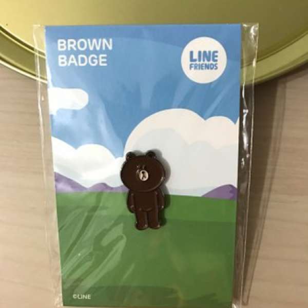 全新 LINE Friends 襟針 LINE Friends Pin