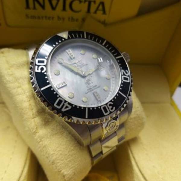 全新 INVICTA Grand Diver Automatic 貝殼面 鑽字 透底 自動錶