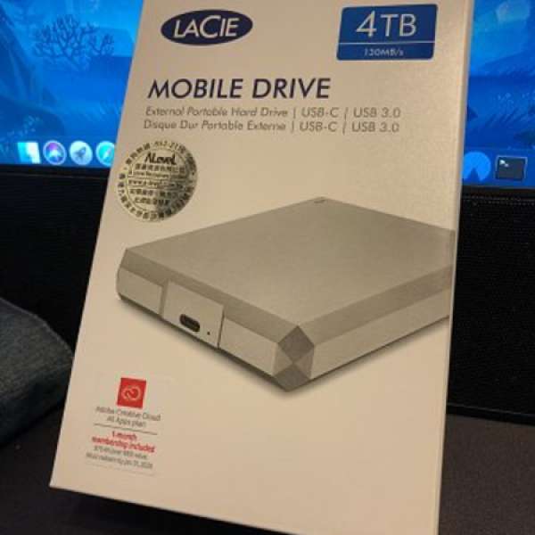 Lacie Mobile Drive 梭角HDD 4TB