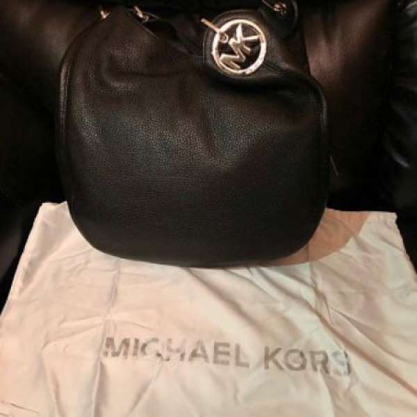 全新 Michael Kors 全真皮手袋 MK 扣 有吊牌 有塵袋