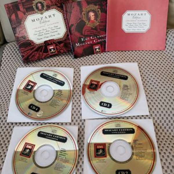 EMI Mozart Concerto 4CDs 金碟 box set （無IPFI)