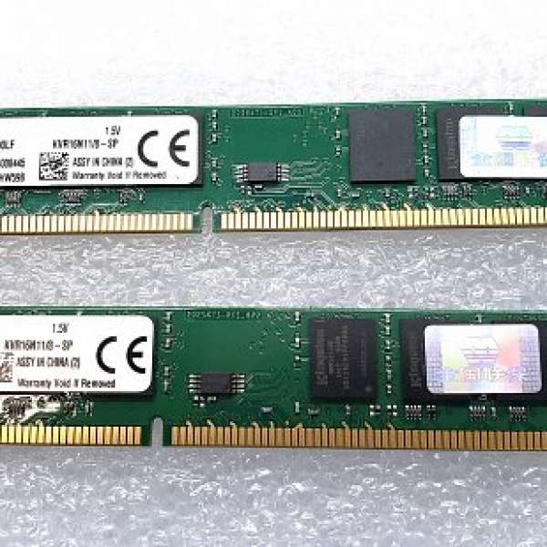 Kingston DDR3 1600 8GB x2 PCS (Total = 16GB)
