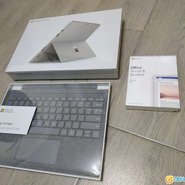 完封全新Surface Pro 6+鍵盤套+Office2019(全套3件套裝)