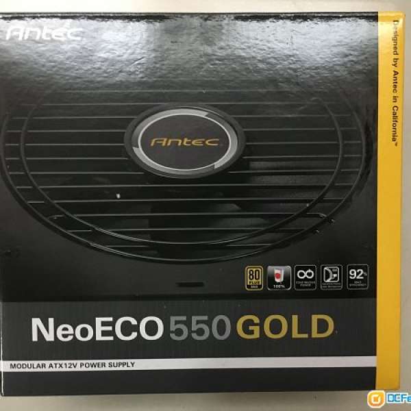 [有單] 出售 99% new Antec NE550G 80+ Gold 550w  power supply 火牛