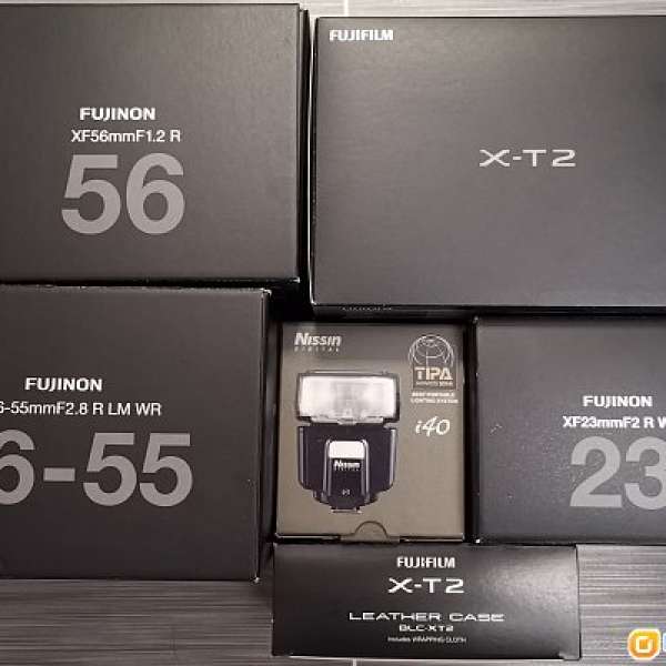 Fujifilm X-T2 Body + XF56f1.2 + i40