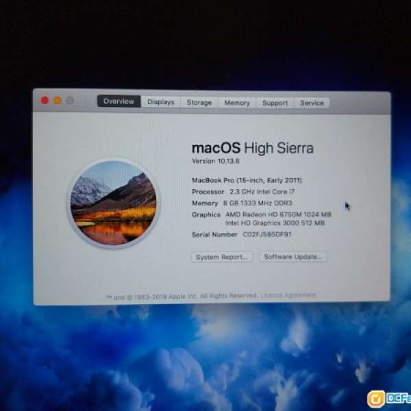 MacBook Pro "Core i7" 2.3 15" Early 2011