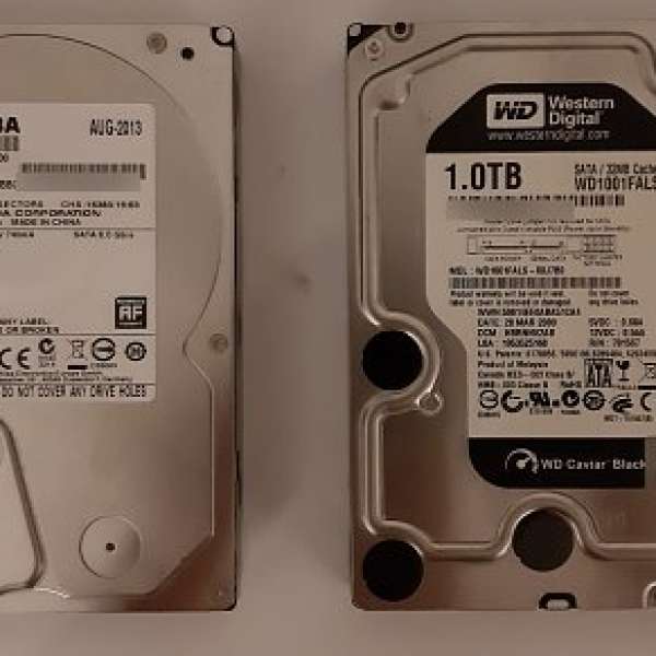 3.5 HDD Toshiba WD 2TB 1TB 120GB