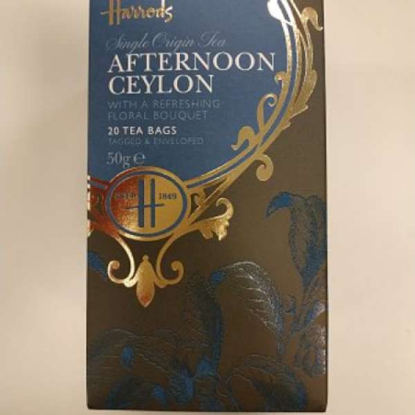 [英國名牌] Harrods tea bags 英式紅茶茶包 (共19包)