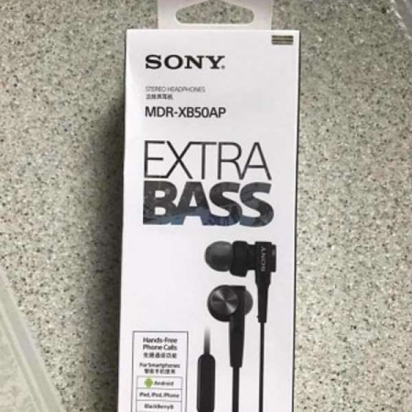 全新Sony XB50AP EXTRA BASS 有咪耳機