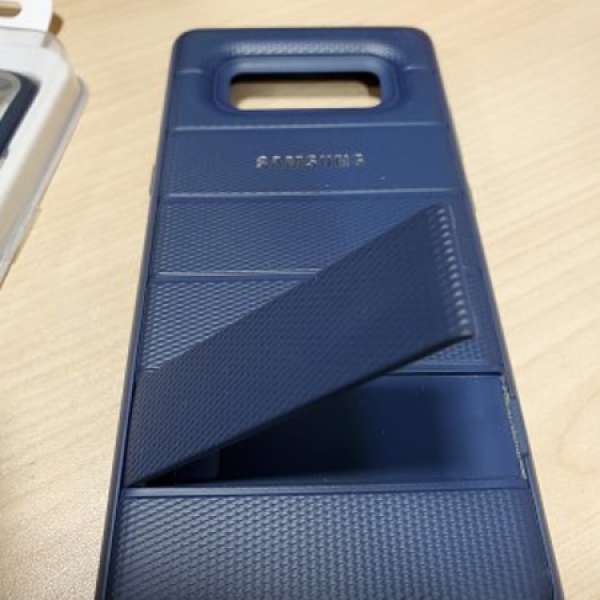 90% 新 Samsung Note 8 藍色原廠保護套 (Protective Standing Cover)