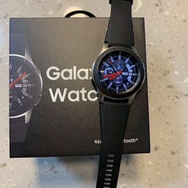 99% Samsung Galaxy Watch 46mm Bluetooth 行貨 30/3百老匯買