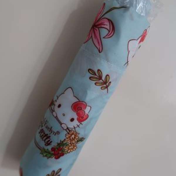 全新 正貨 Hello Kitty folding umbrella 摺傘 雨傘 雨遮