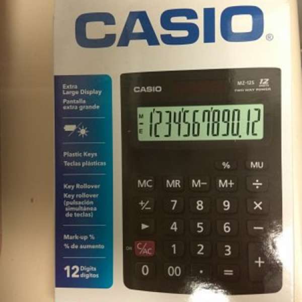 100% NEW 全新 CASIO Calculator 計算機 MZ-12S