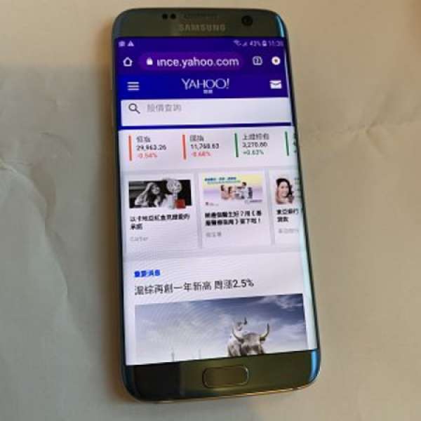 Samsung S7 edge 行貨雙卡藍色 九成新