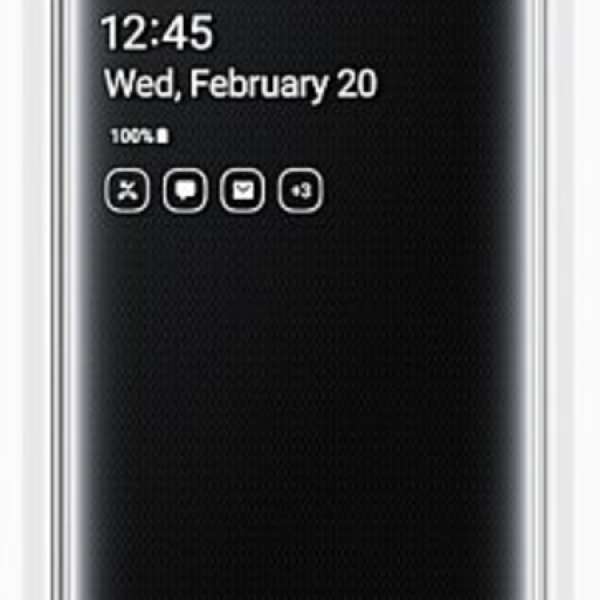 Samsung Galaxy S10 全透視感應皮套 黑色 全新