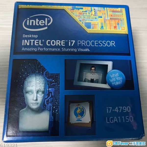 Intel® Core™ i7-4790 處理器 4核心8線程 有單有盒可正常使用