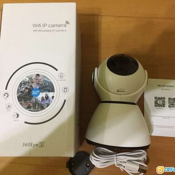 IP Cam 1080 wifi smart camera 無線雲台 監控 攝像頭 攝影機 全新， 粉嶺火車站交收