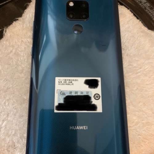 95% Huawei Mate 20X 128GB + 6GB Ram 國行 (有Google Play store) 藍色