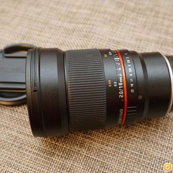 Samyang 16mm f2.0 ED AS UMC CS for Fujifilm