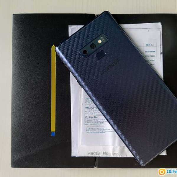 95%新行貨Samsung Galaxy Note 9 128Gb Blue 兩年保